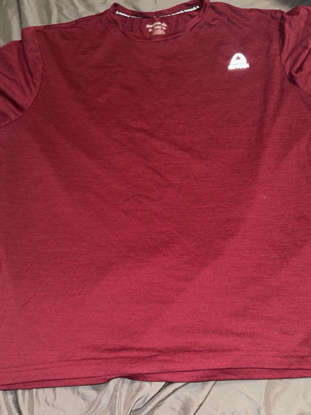 Reebok Men's Maroon Short Sleeve Performance Tee